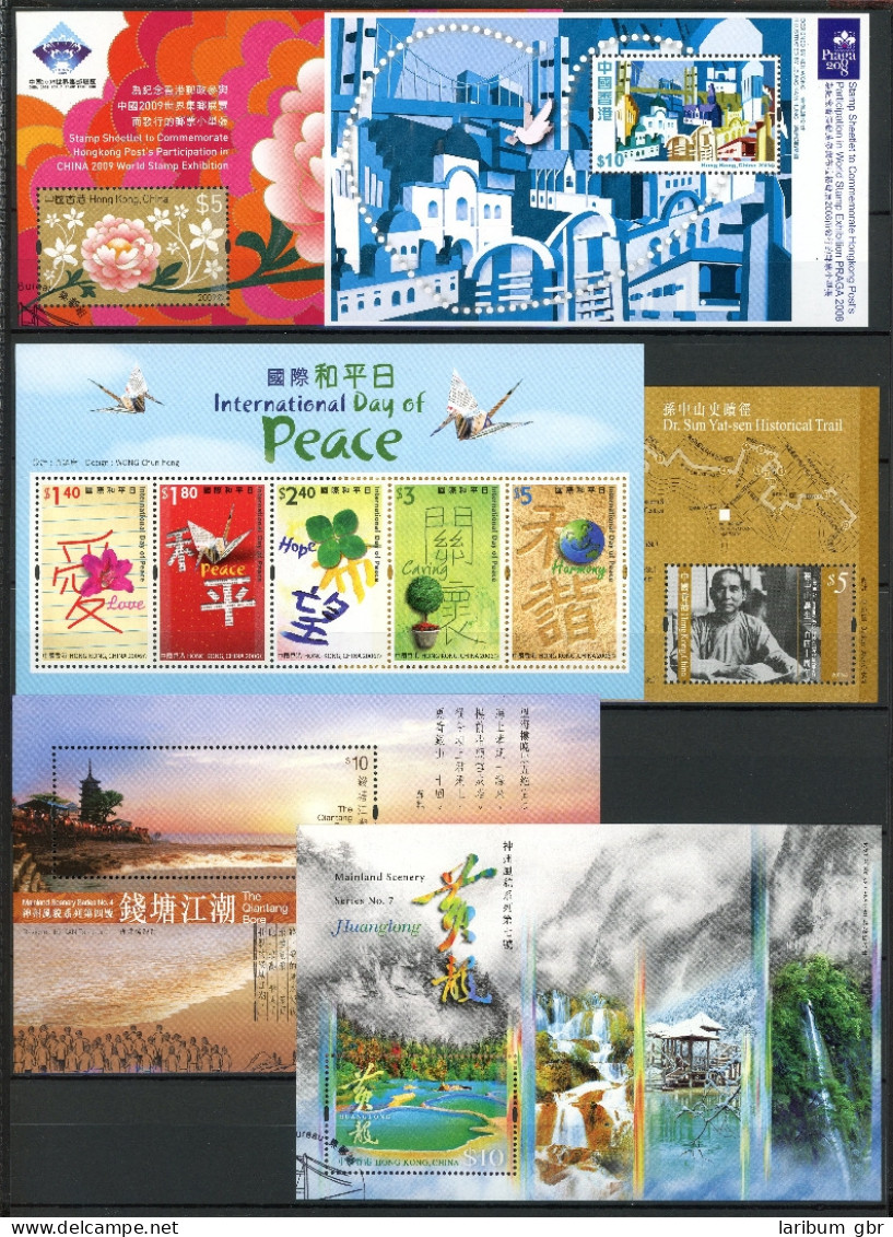 HongKong-China Lot Blöcke Aus 2004-2009 Postfrisch #HX202 - Sonstige & Ohne Zuordnung