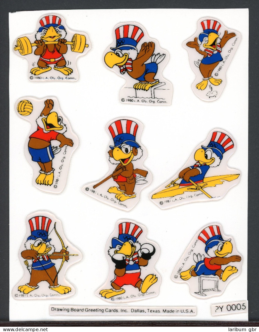 Olympische Sommerspiele Los Angeles 1984 Offiz. Maskottchen-Sticker #ID442 - Autres & Non Classés