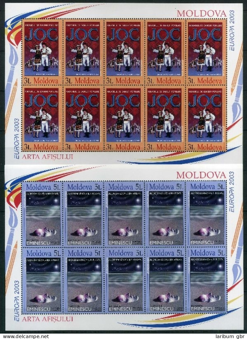 Moldawien Kleinbogen 463-464 Postfrisch Cept 2003 #IV254 - Moldova