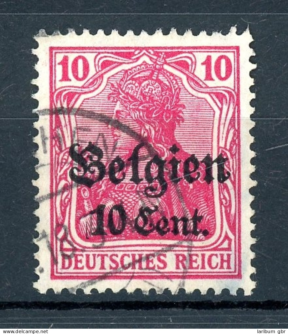 Deutsche Besetzung WK I LP Belgien 14 B Za Gestempelt Gepr. Hey #HK367 - Ocupación 1914 – 18