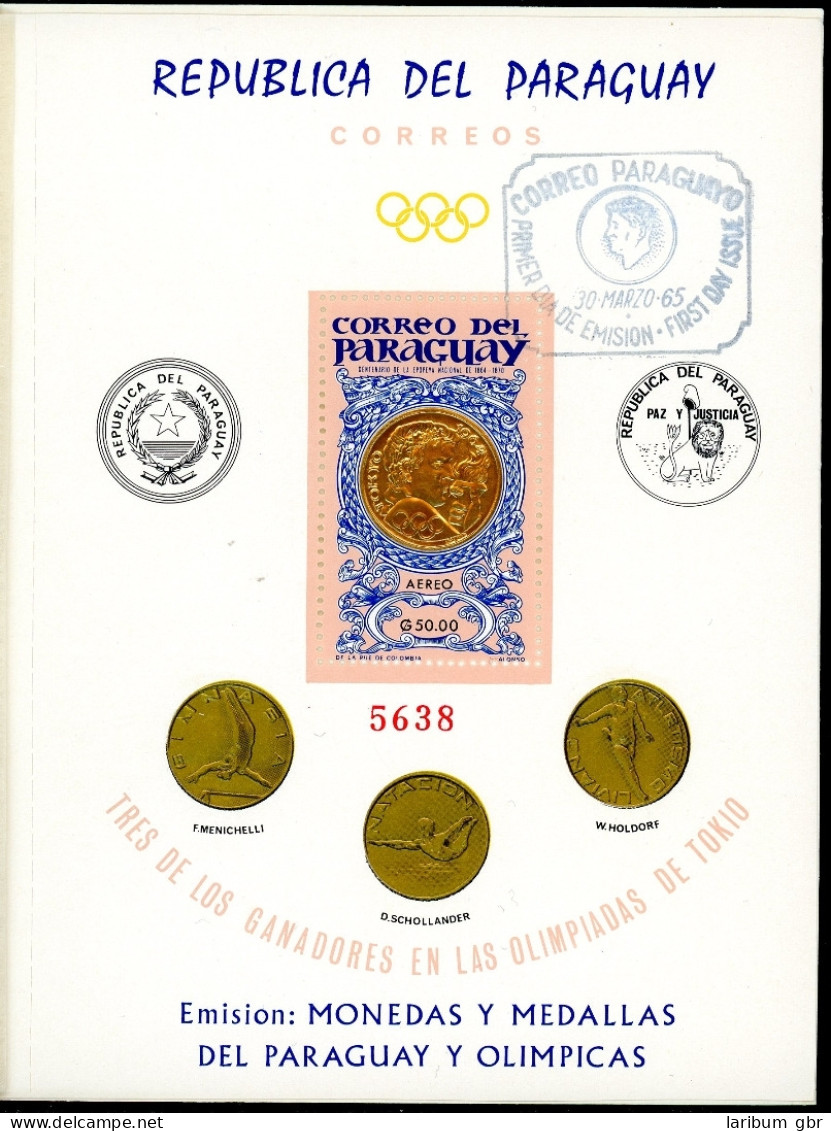 Paraguay Block 67 II Gestempelt Olympiade, Numismatik #IM486 - Paraguay