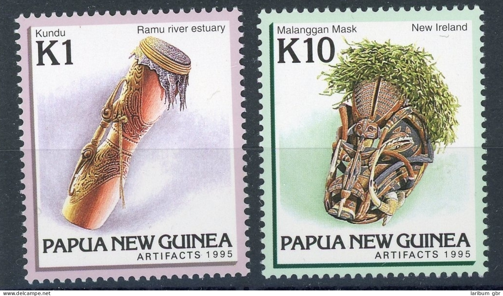 Papua Neuguinea 744-45 Postfrisch Kunsthandwerk #HO724 - Papua New Guinea