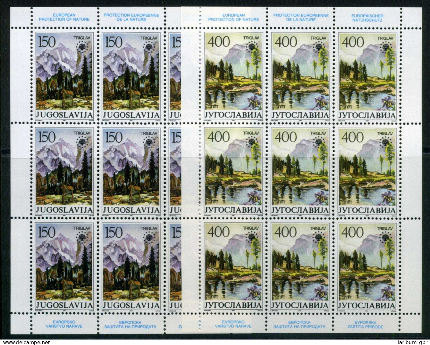 Jugoslawien KB 2211-2212 Postfrisch Landschaft #IT537 - Altri & Non Classificati