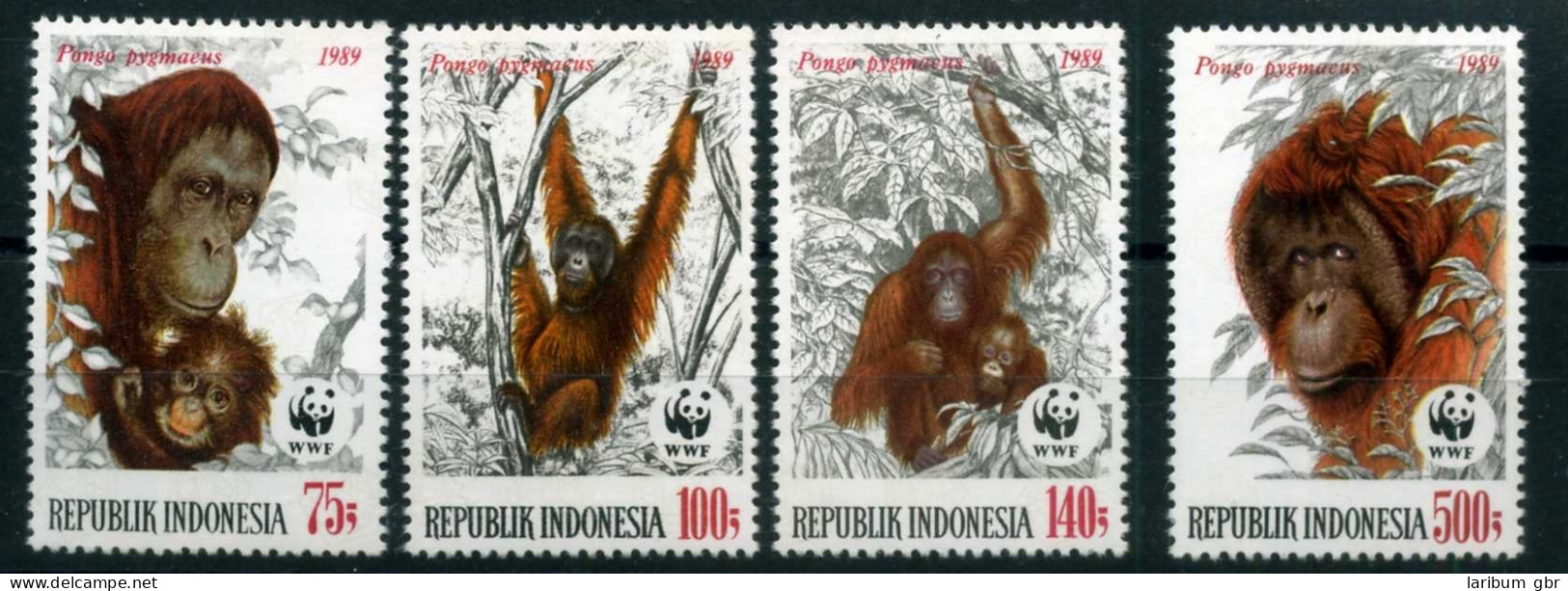 Indonesien 1291-1294 Postfrisch Affen #IA176 - Indonesien