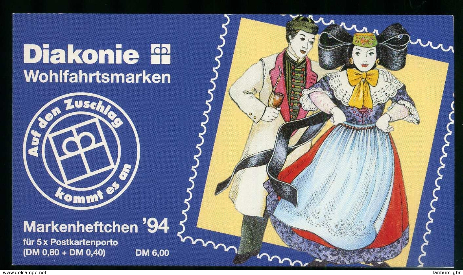 Bund Diakonie Markenheft 1994 Mit 1757 Berlin Ersttagssonderstempel #IT644 - Autres & Non Classés