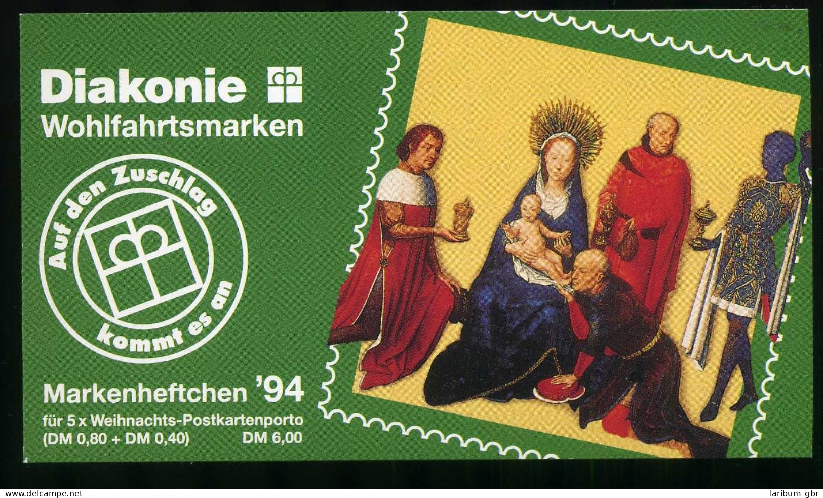 Bund Diakonie Markenheft 1994 Mit 1770 Berlin Ersttagssonderstempel #IT646 - Autres & Non Classés