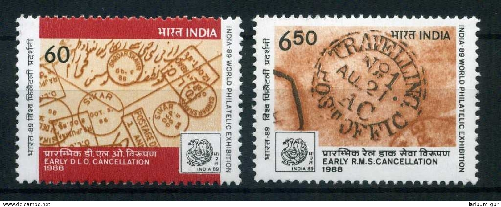 Indien 1195-1196 Postfrisch Marke Auf Marke #HO167 - Other & Unclassified