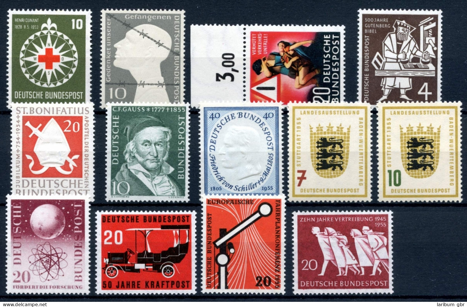 Bund Lot Aus 50er Jahre Postfrisch #HO900 - Sammlungen