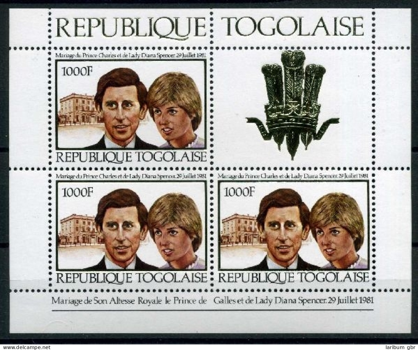 Togo 1534 Postfrisch Königshäuser #HB083 - Togo (1960-...)
