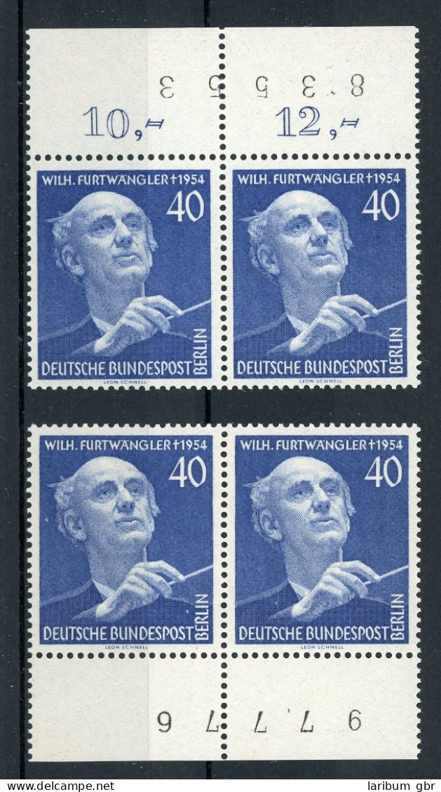 Berlin Waag. Paare 128 Postfrisch Bogenzählnummern Oben + Unten #IT821 - Unused Stamps