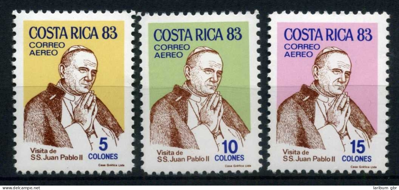 Costa Rica 1193-1195 Postfrisch Papst #IT548 - Costa Rica