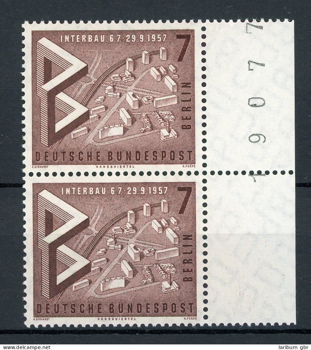 Berlin Senkr. Paar 160 Postfrisch Bogenzählnummer Rechts #IT871 - Unused Stamps