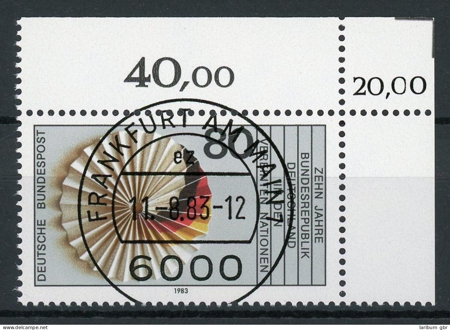 Bund 1185 KBWZ Gestempelt Frankfurt #HK164 - Used Stamps