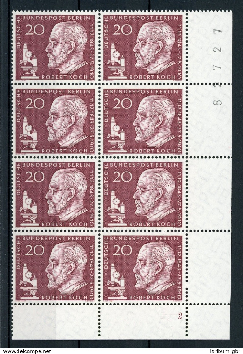 Berlin 8er Block 191 Y Postfrisch FN/ Formnummer 2, Bogenzählnr. #IT929 - Unused Stamps