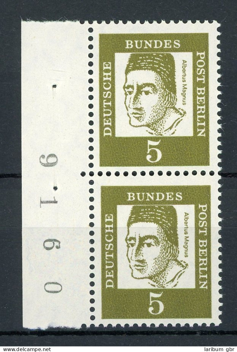 Berlin Senkr. Paar 199 Postfrisch Bogenzählnummer #IT974 - Unused Stamps