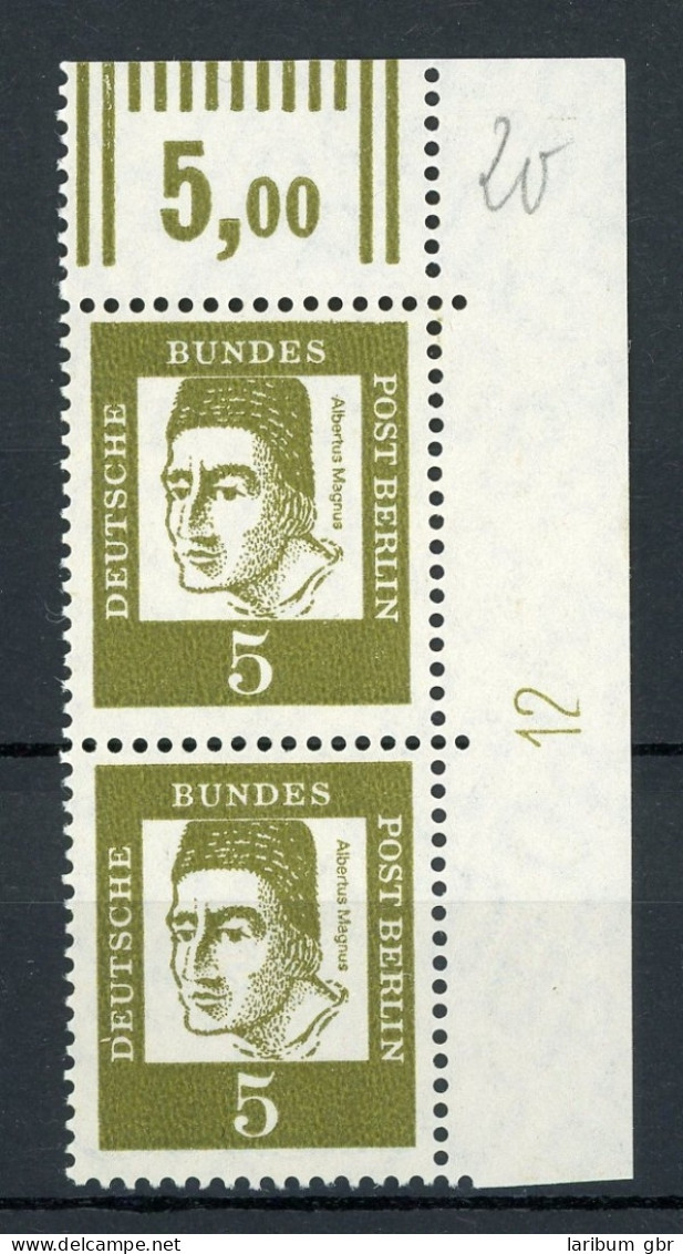Berlin Senkr. Paar 199 DZ 12 Postfrisch #IT977 - Unused Stamps