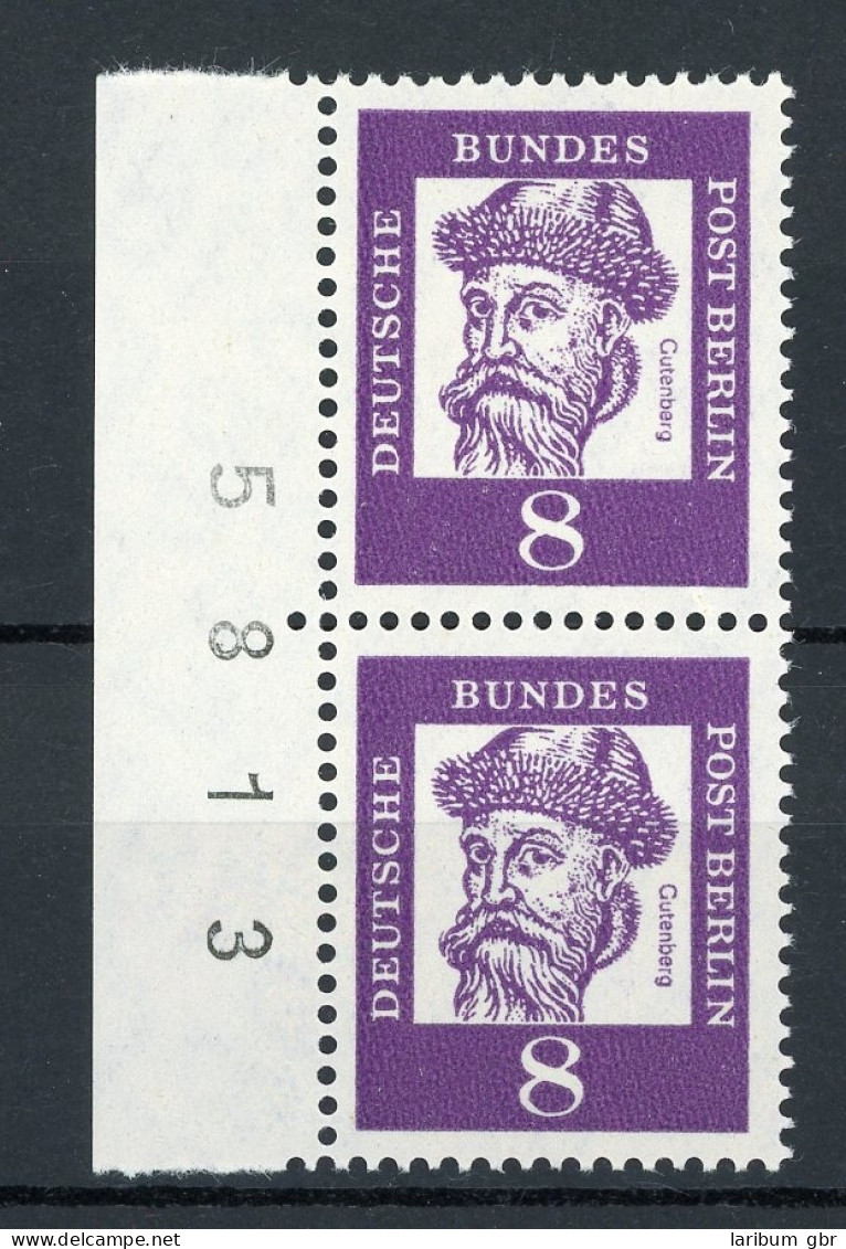Berlin 201 Postfrisch Bogenzählnummer, Gummifehler #IT987 - Ongebruikt