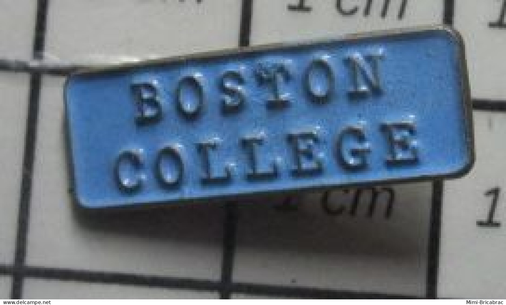 1818B Pin's Pins / Beau Et Rare / THEME : AUTRES / BOSTON COLLEGE Variante Bleu Ciel - Autres & Non Classés