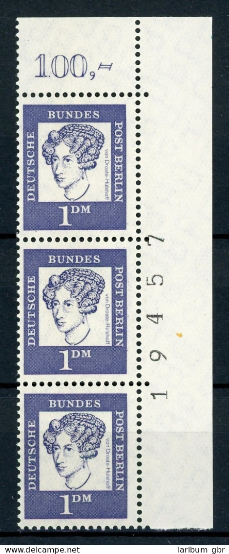 Berlin 212 Postfrisch Bogenzählnummer, Haftstelle Im Bogenrand #IU588 - Unused Stamps