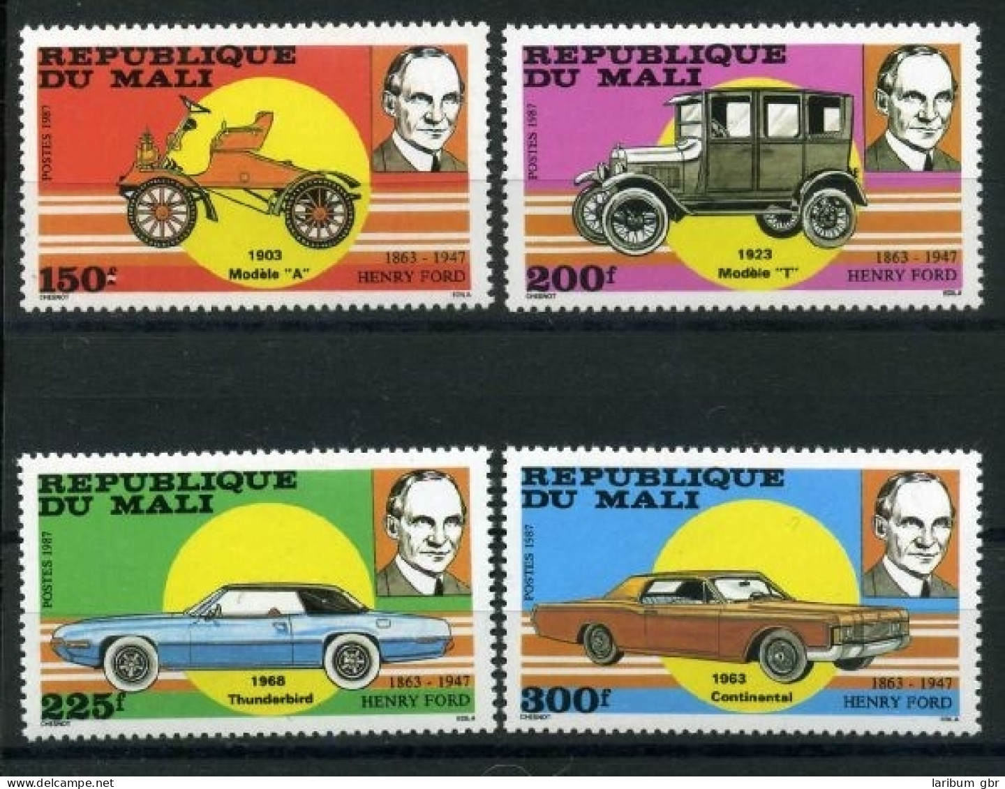 Mali 1089-92 Postfrisch Ford Automobile #HK450 - Mali (1959-...)