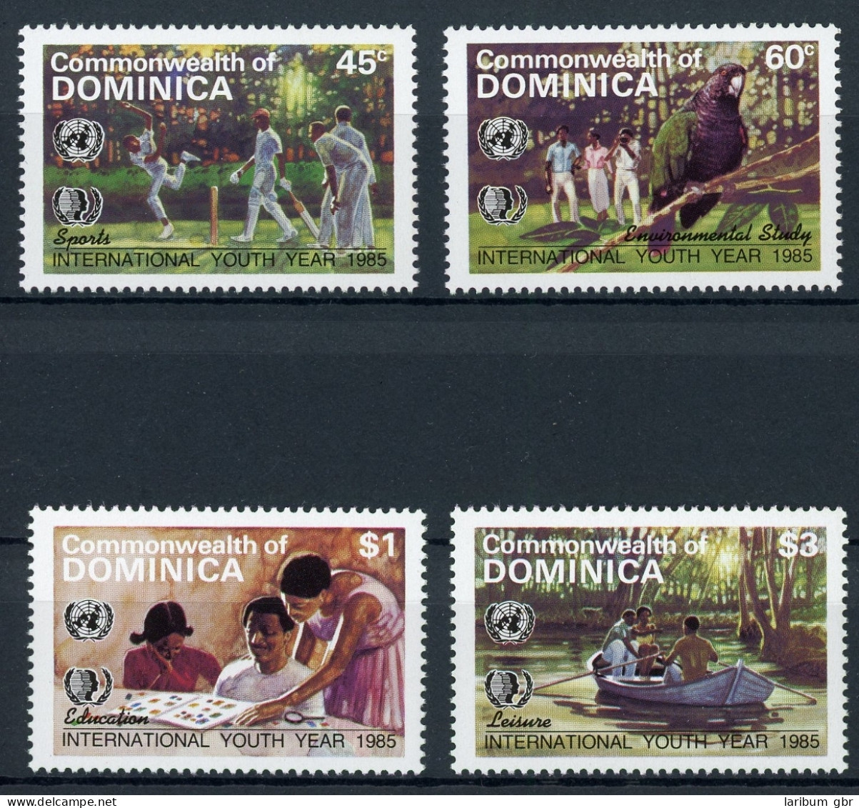 Dominica 919-22 Postfrisch Jahr Der Jugend #IS742 - Dominique (1978-...)