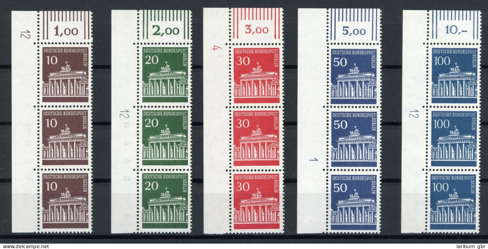 Berlin 286-290 DZ Postfrisch #IV074 - Unused Stamps