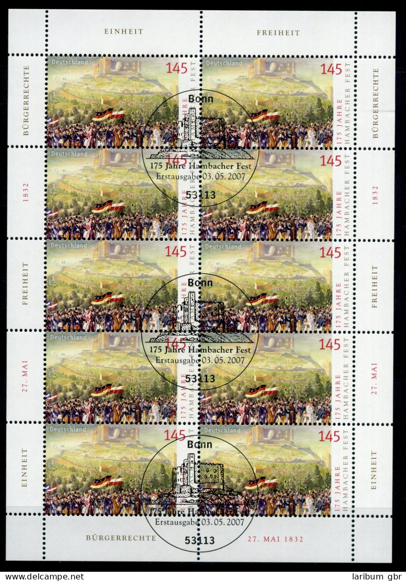 Bund Zehnerbogen 2603 Bonn Ersttagssonderstempel #IM163 - Autres & Non Classés