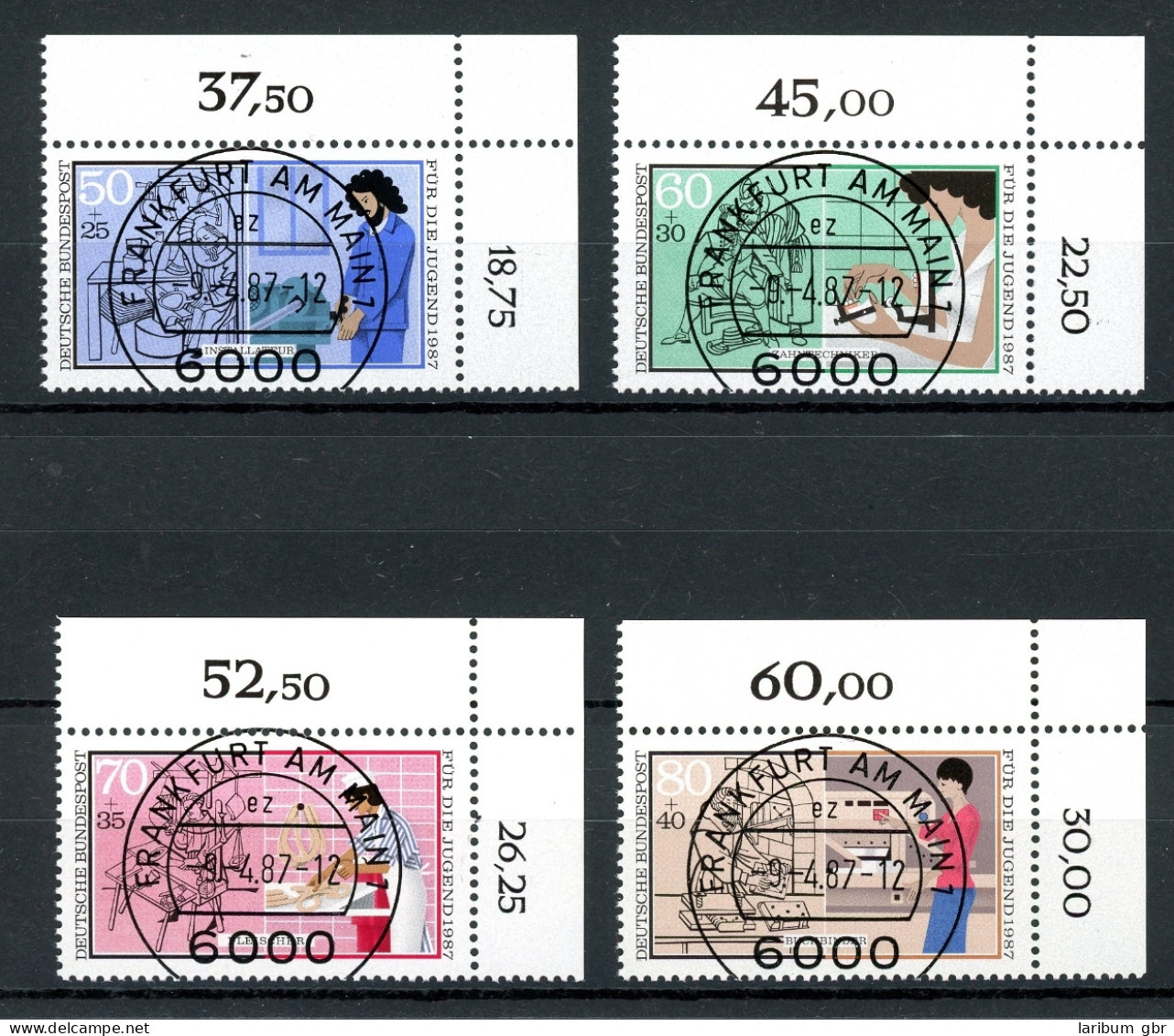 Bund 1315-1318 KBWZ Gestempelt Frankfurt #IV090 - Used Stamps