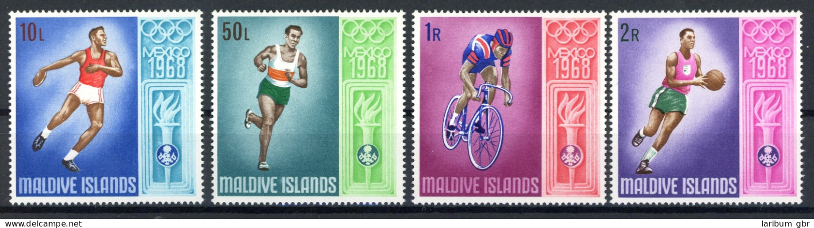 Malediven 295-298 Postfrisch Olympia 1968 #ID227 - Maldives (1965-...)