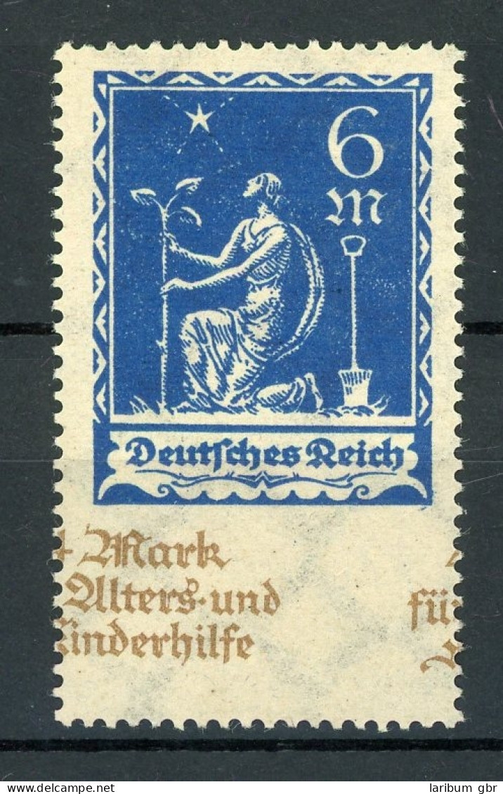 Deutsches Reich Infla 233 Mit Falz Quer Verschobene Inschrift, Gepr. #IA255 - Autres & Non Classés