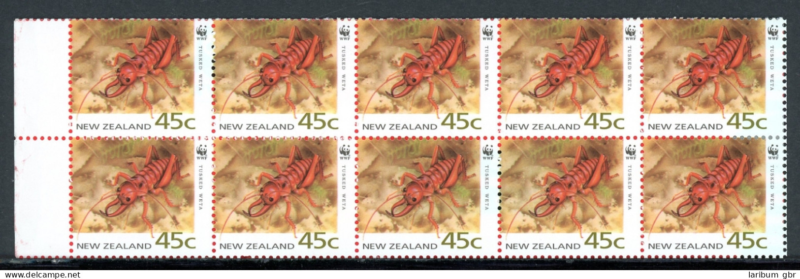 Neuseeland Markenheftchen Mit 1294 Postfrisch Weta, Grille, WWF #HK196 - Sonstige & Ohne Zuordnung