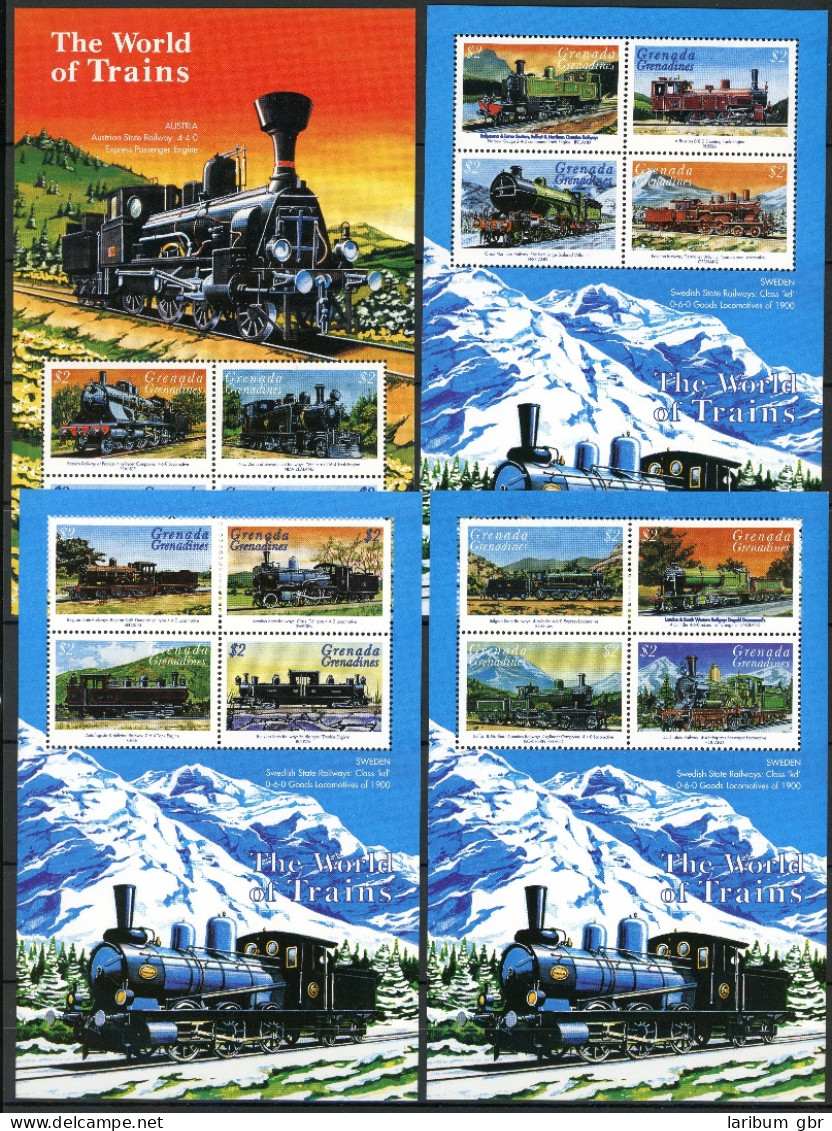 Grenada ZD Bogen 2856-2871 Postfrisch Eisenbahn #IM060 - Grenade (1974-...)