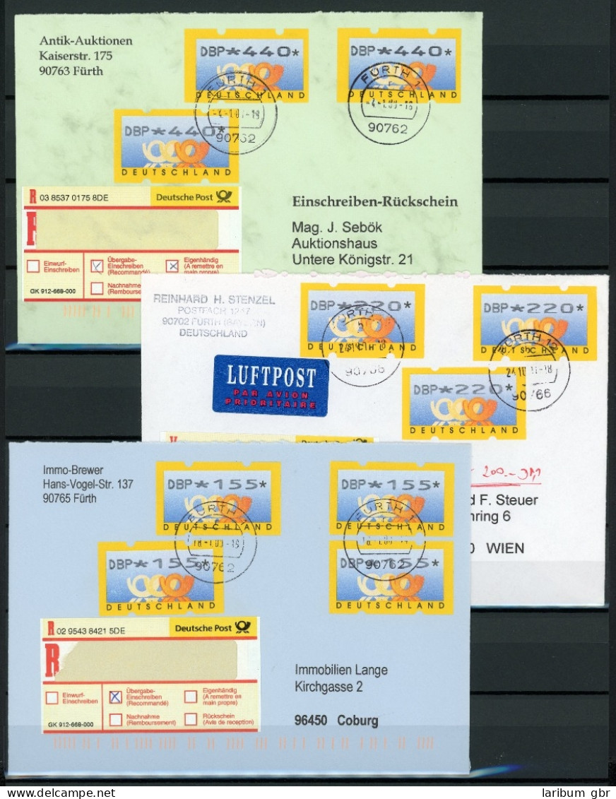 Bund 3 Portogerechte MeF ATM 3.1 Prüfbericht Mehrfachfrankatur #IY277 - Autres & Non Classés