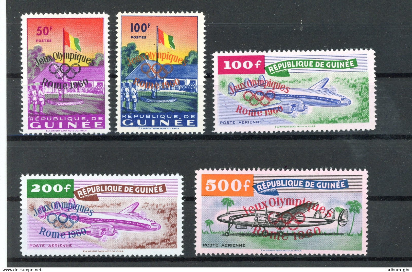 Guinea 49-53 Postfrisch Olympia #ID266 - Guinea (1958-...)