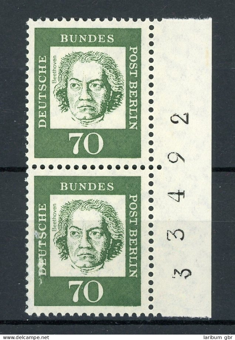 Berlin Senkr. Paar 210 Postfrisch Bogenzählnummer Rechts #IU584 - Unused Stamps