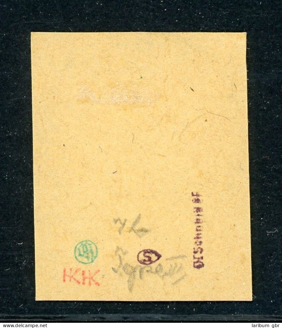 Saar Verschobener Aufdruck 7 A I F III Briefstück #HF158 - Memelgebiet 1923
