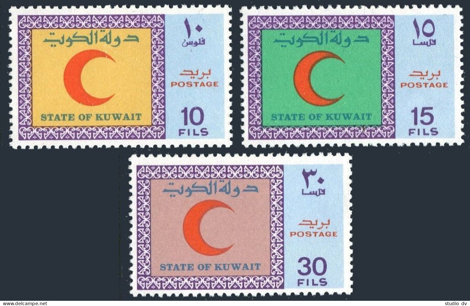 Kuwait 506-508, Hinged. Michel 500-502. Red Cross And Red Crescent Day, 1970. - Kuwait