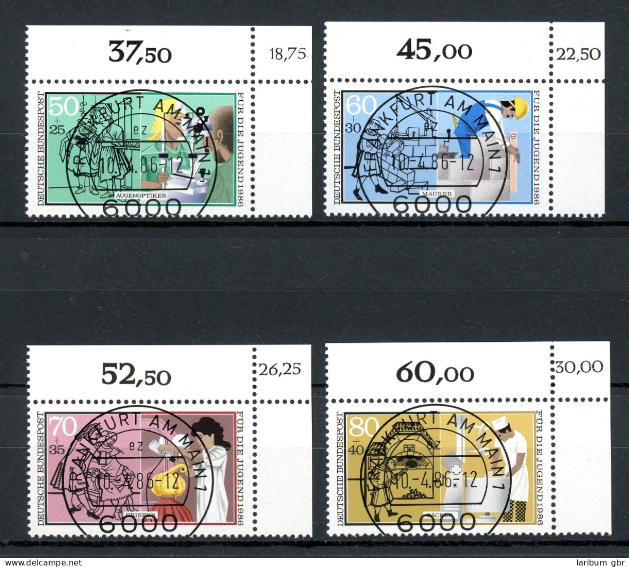 Bund 1274-1277 KBWZ Gestempelt Frankfurt #IV057 - Used Stamps