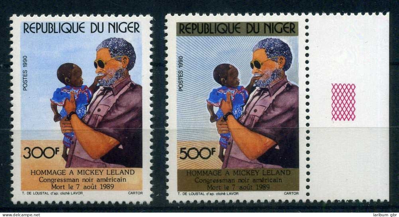 Niger 1095-96 Postfrisch M. Leland #IM474 - Níger (1960-...)