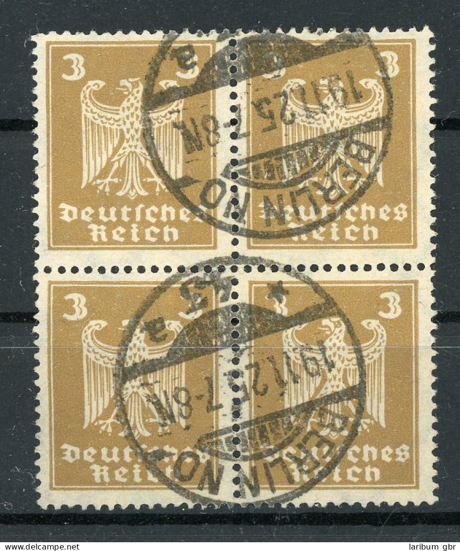 Deutsches Reich 4er Block 355 Y Gestempelt Geprüft Schlegel #GJ018 - Used Stamps