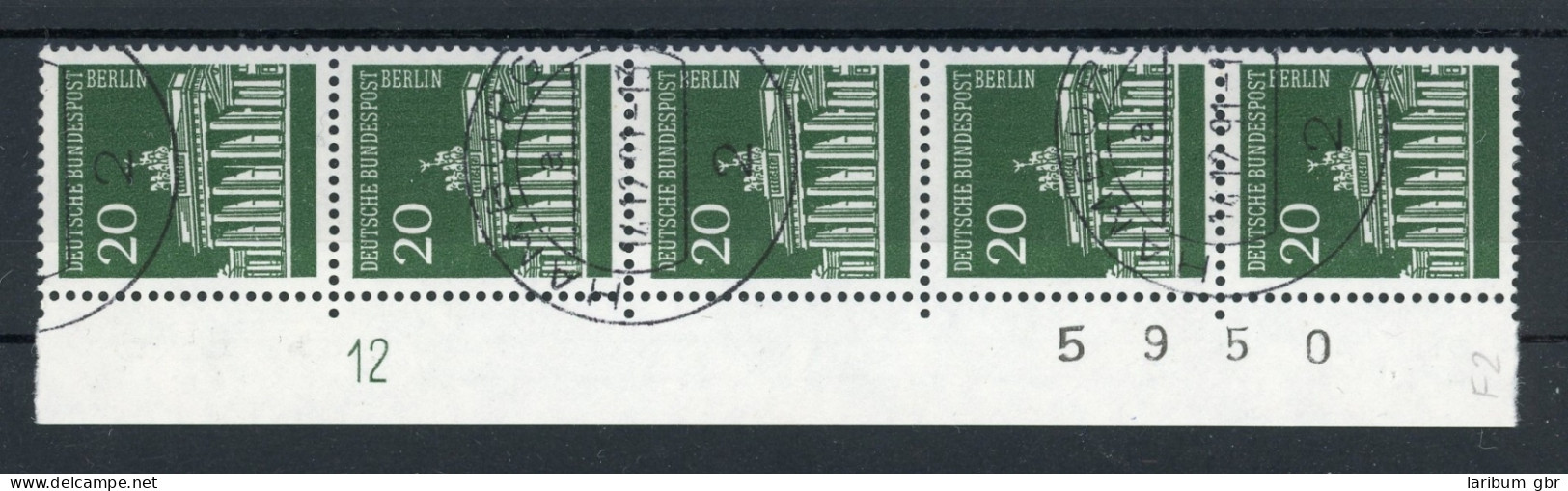 Berlin 287 DZ 12 Gestempelt Bogenzählnummer #IV071 - Ongebruikt