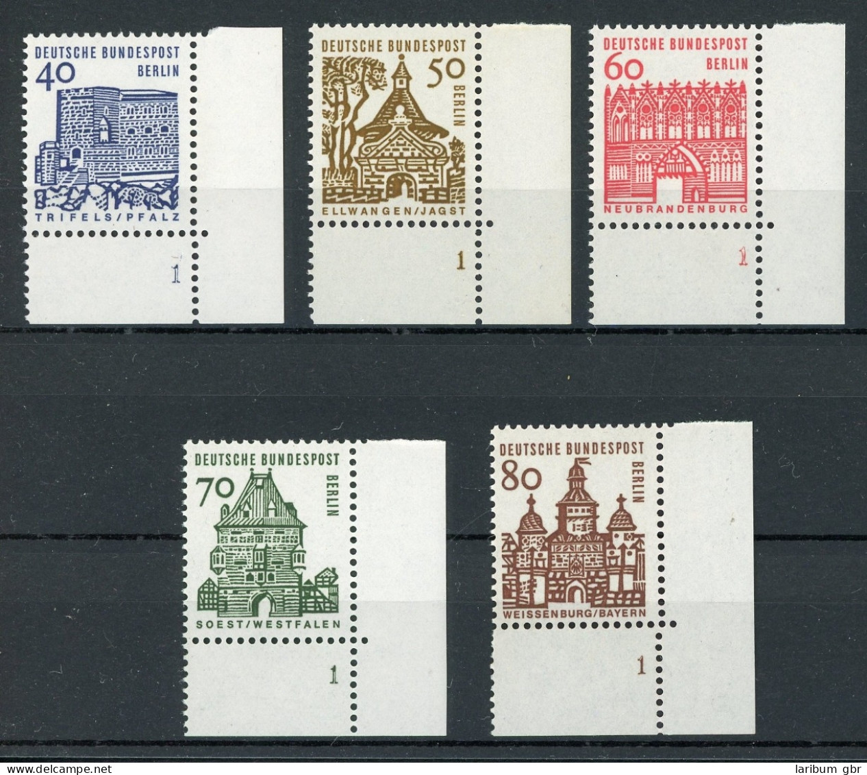 Berlin 245-249 Postfrisch Formnummer 1 #IV076 - Unused Stamps