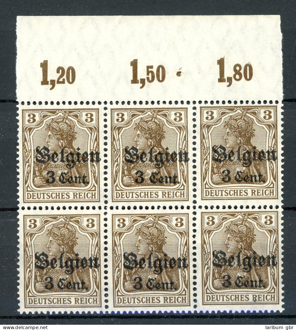 Dt. Bes. WK I LP Belgien 11 A I/III P OR Postfrisch Geprüft Hey #HU207 - Occupazione 1914 – 18