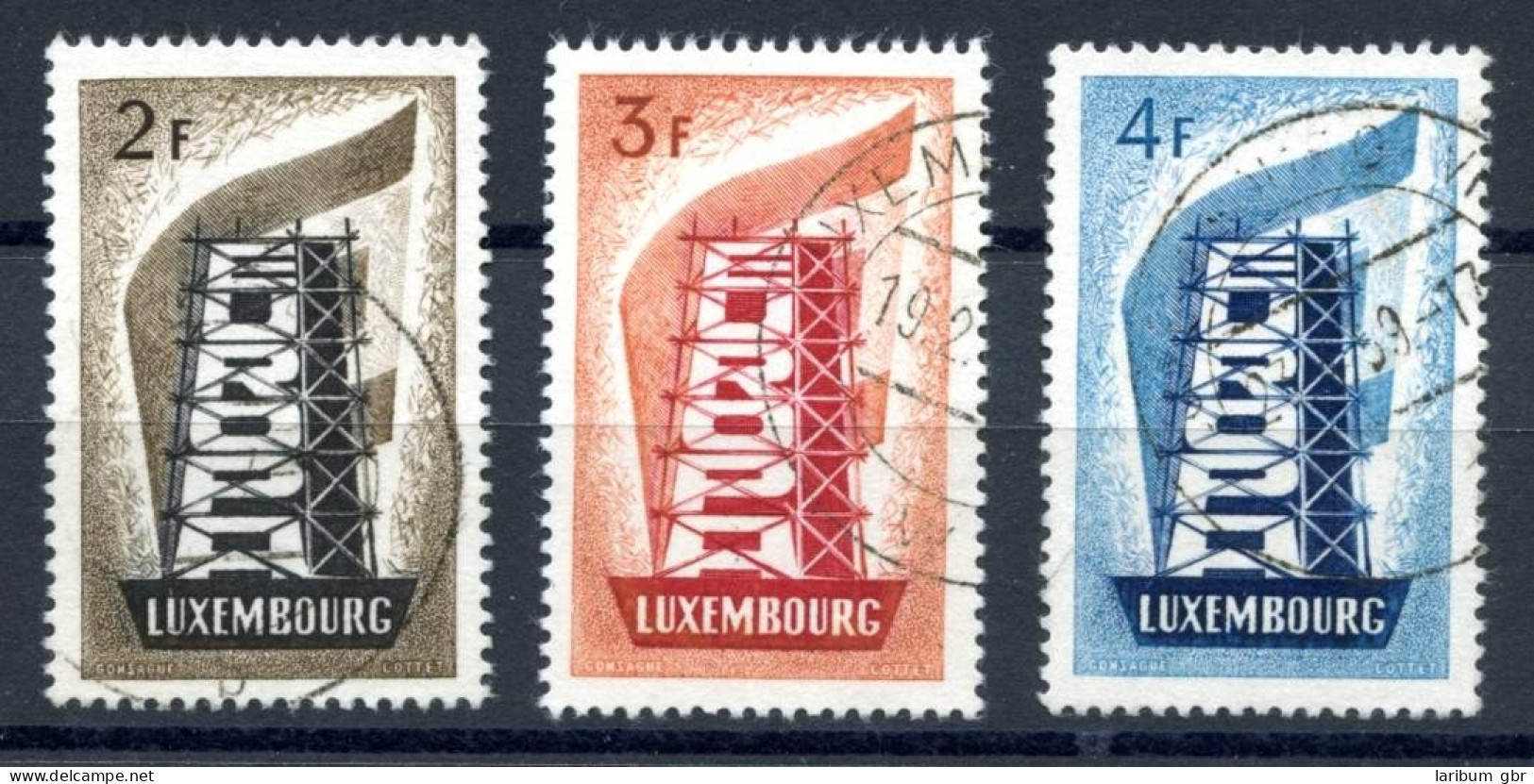 Luxemburg 555-557 Gestempelt CEPT #IM464 - Other & Unclassified