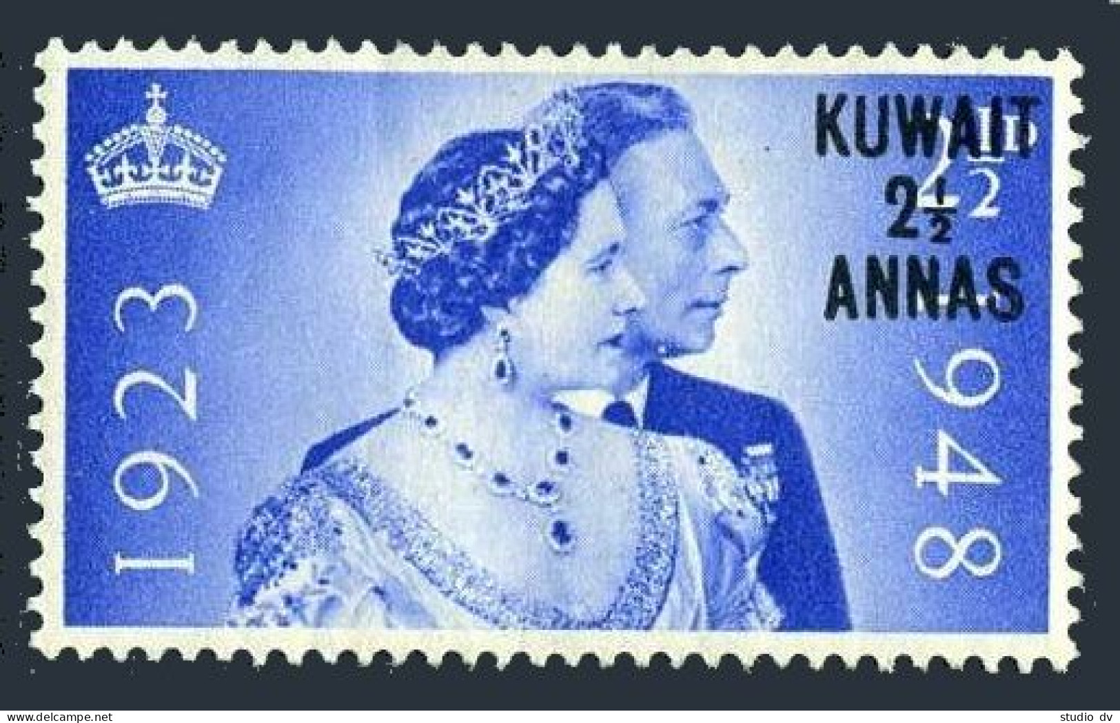 Kuwait 82, MNH. Michel 75. Wedding-25. King George VI & Queen Elizabeth, 1948. - Kuwait