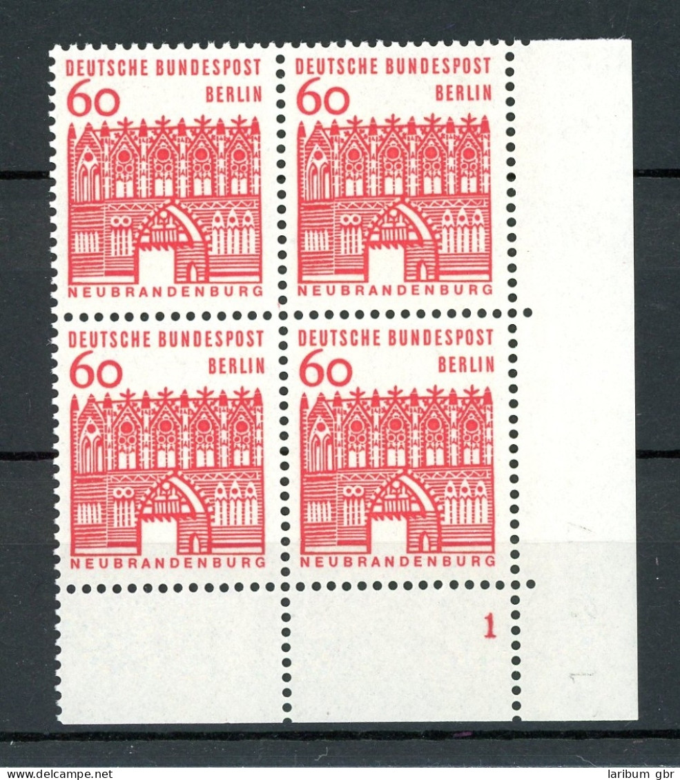 Berlin 4er Block 247 Postfrisch FN/ Formnummer 1 #JJ538 - Roller Precancels