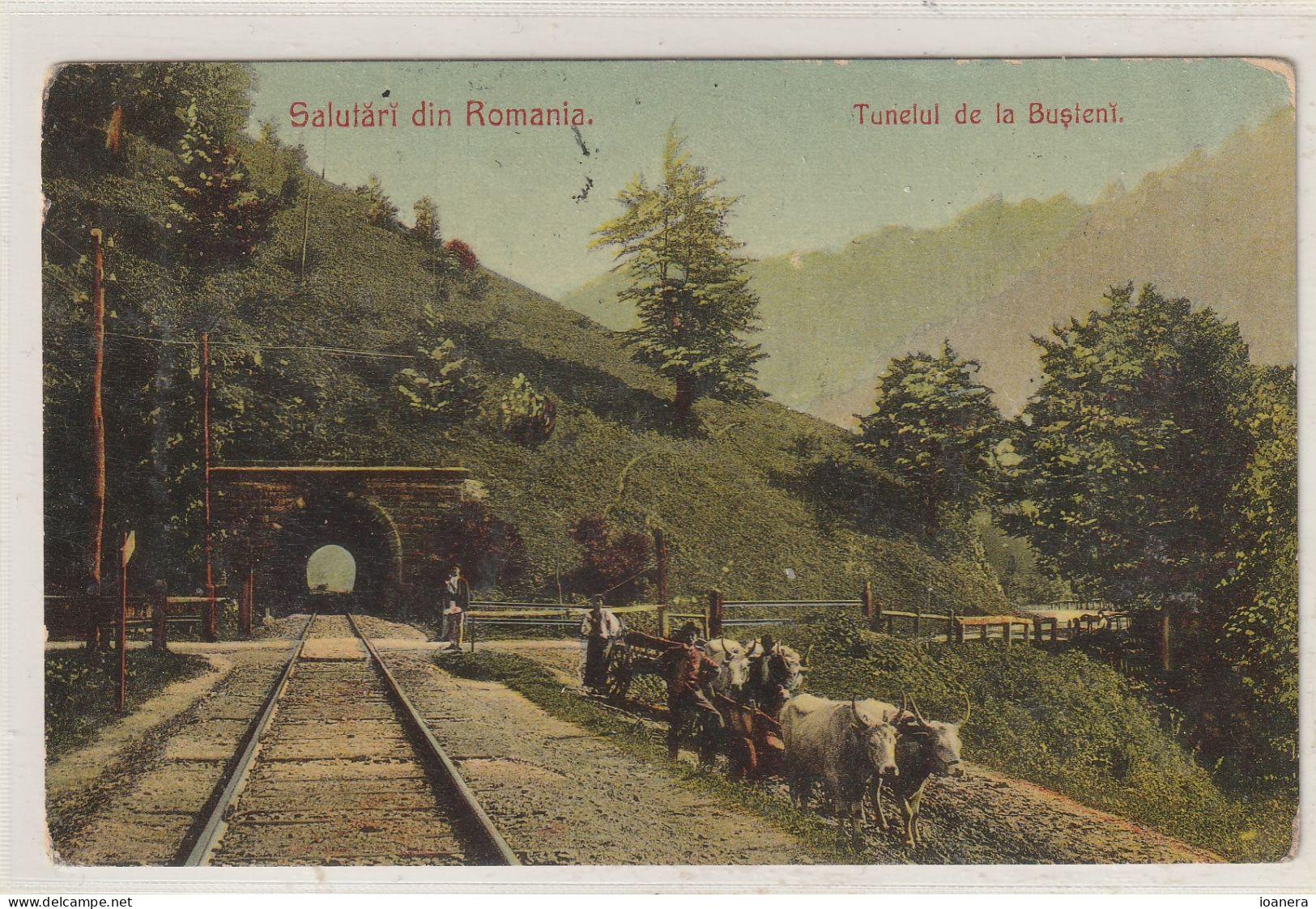 Busteni - Tunelul De La Busteni ,Salutari Din Romania - Roemenië