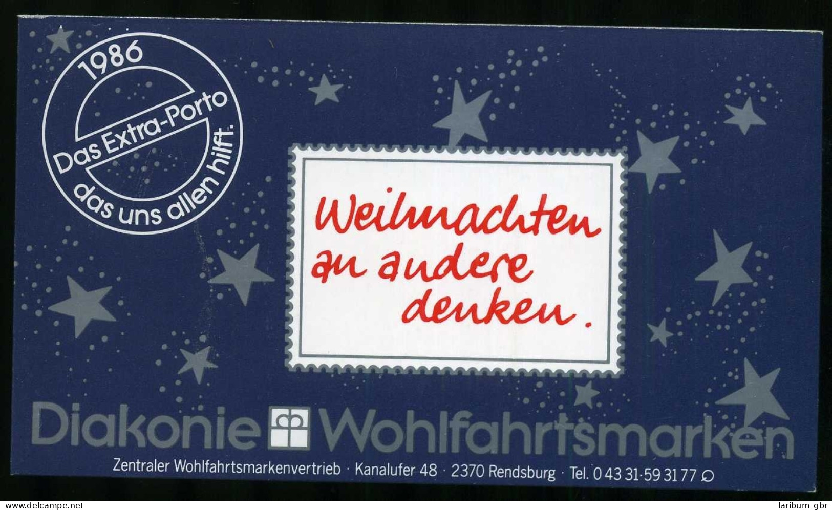 Bund Diakonie Markenheftchen Mit 1303 Gestempelt Bonn #IT630 - Autres & Non Classés