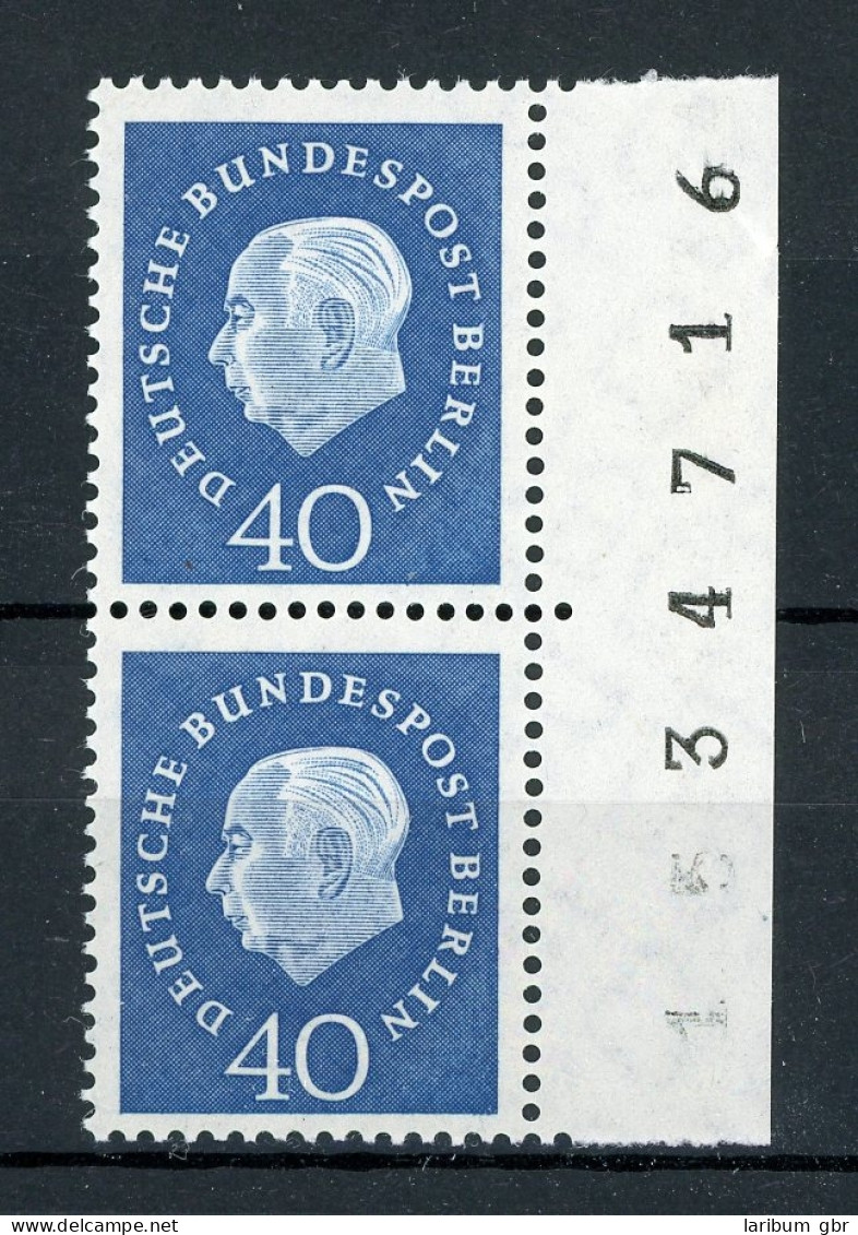 Berlin Senkr. Paar 185 Postfrisch Bogenzählnummer #IT912 - Unused Stamps