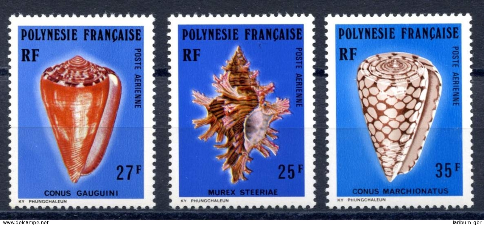 Franz. Polynesien 228-230 Postfrisch Muscheln #IS734 - Other & Unclassified